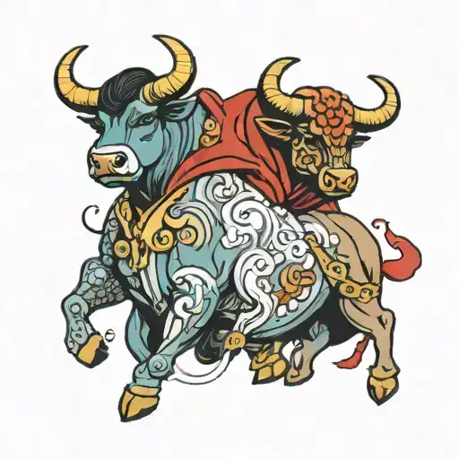 Matador And Bull