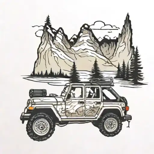 Mountain Harry Potter Outlander Jeep
