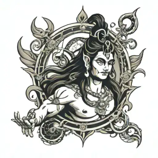 Earth Fire Air Lord Shiva