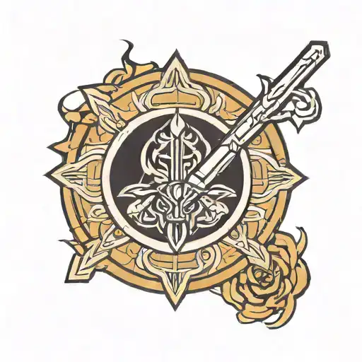 Jedi Logo On Male Chest