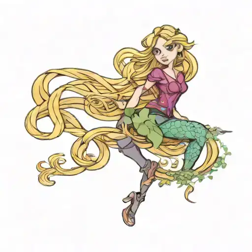 Tangled Themed With A Marvel Twist Incorporating Elements