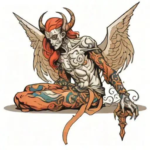 Angel Who Becomes A Demon Behind