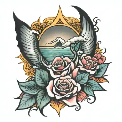 Linoa Kairi Rose Sunset Ocean