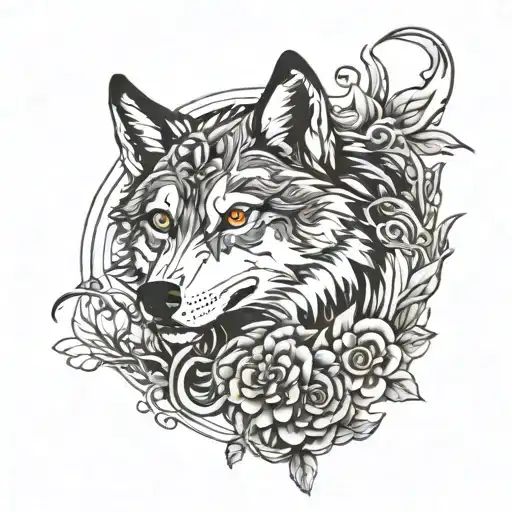 Tattoo Schlange Wolf Eule Arm