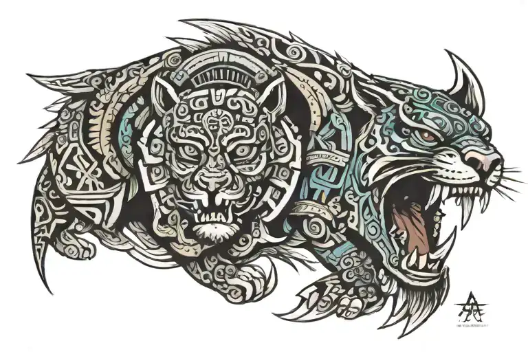 Aztec Jaguar Warrior