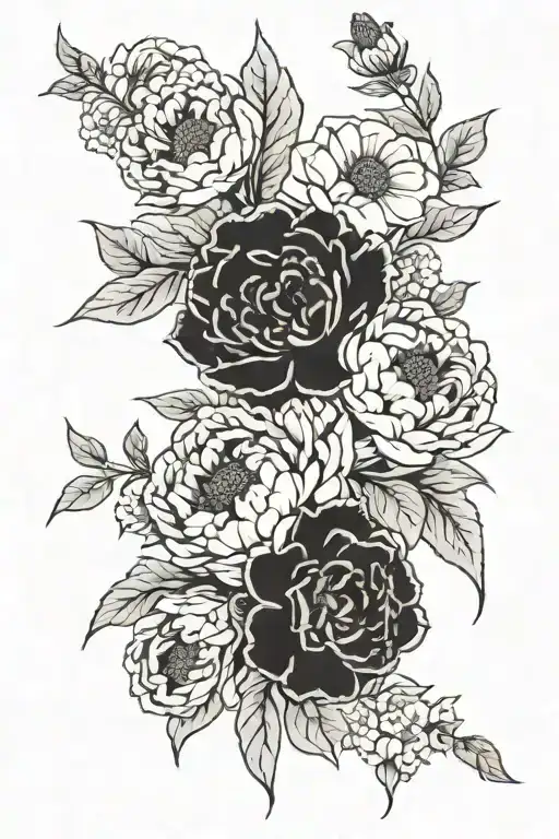 Black Dahlia Flower Peony Flowers Dogwood Flowers