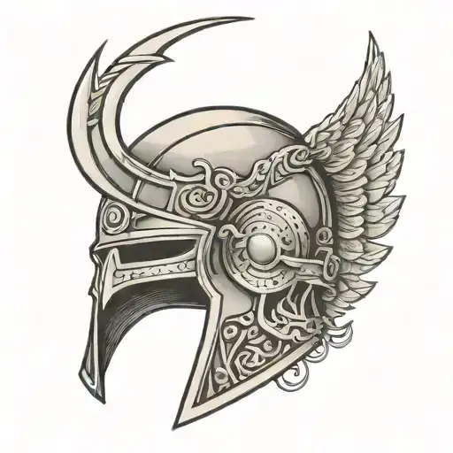 Valkyrie Helmet Hanging