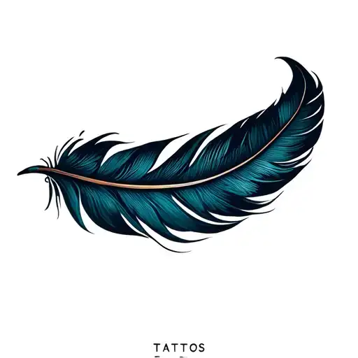 Boho Style Bird Feather