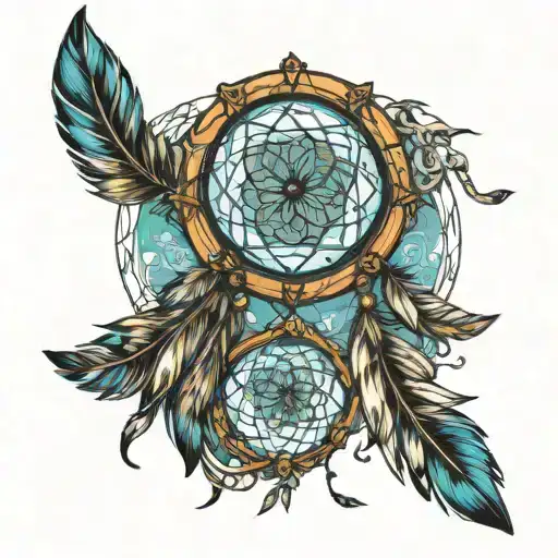 Dreamcatcher Intertwined Symbolizing Spiritual Symbols