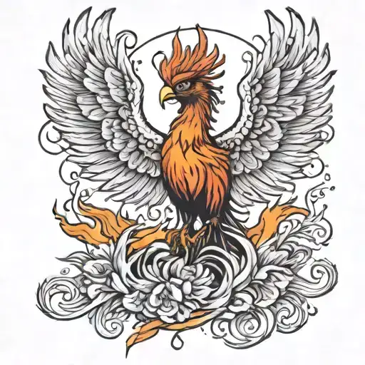 Phoenix Rising From The Ashes