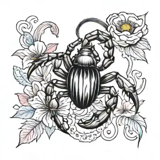 Poppy And Signed Scorpion And 1