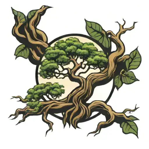 Banyan Tree Intertwined