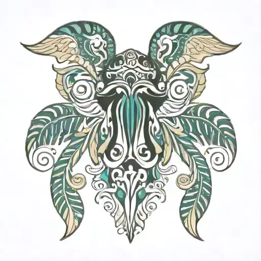 Pectoral Tattoo Island Of Guadeloupe Small