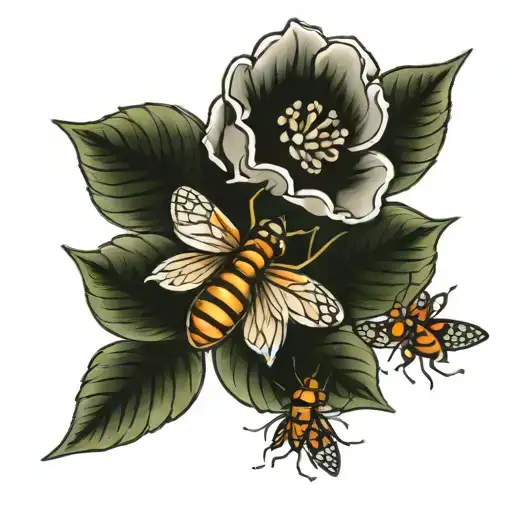 Floral 3 Small Insects