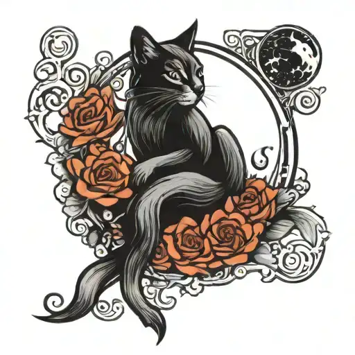 The Night Belongs To You With Moon And Sleep Token Symbol