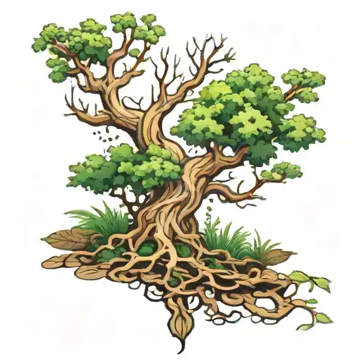 Living Tree Surrounded