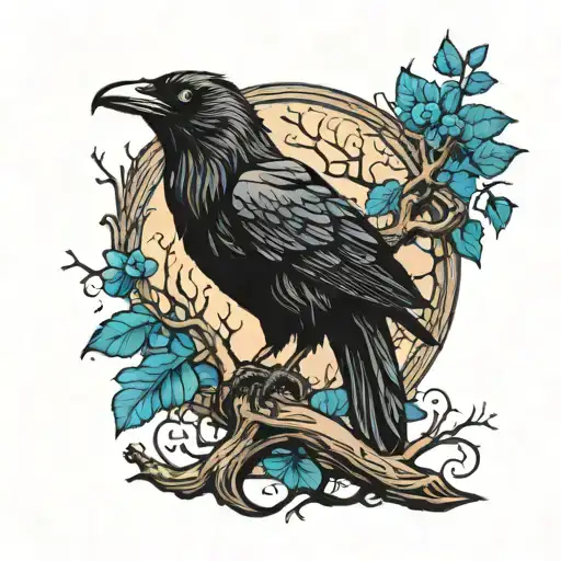 Living Tree Mystic Raven