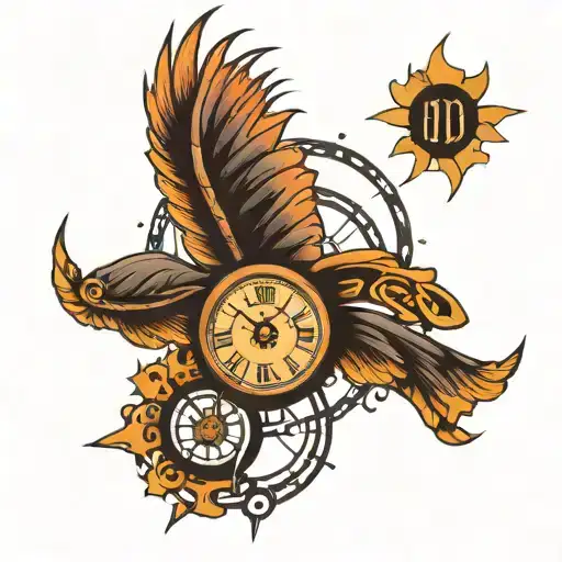 Flashes With Roman Hour Numerals