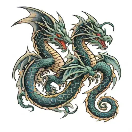 A Flying Twoheaded Dragon