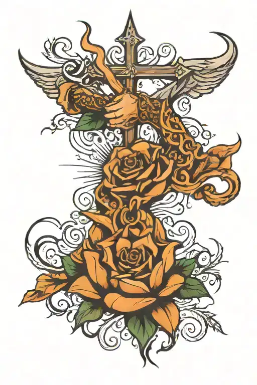 Underarm Tattoo Men Strugles Faith Helps And Strengthens