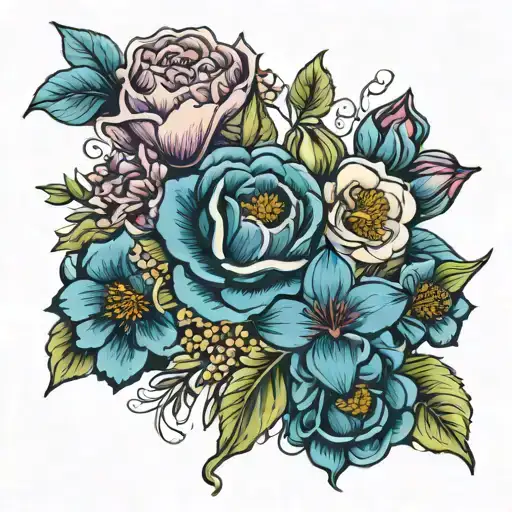 Birth Flower Bouquet October And December Birth Flower