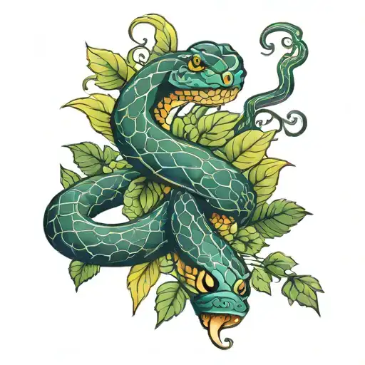 Snake And Vine Wrapping