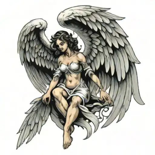 Angel With Big Wings