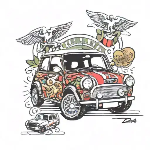 Italian Job Mini Coopers