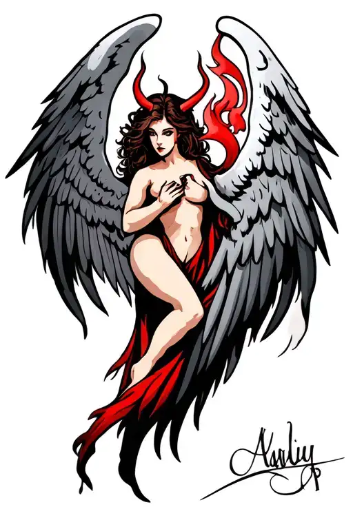 Angel And Devil Wings