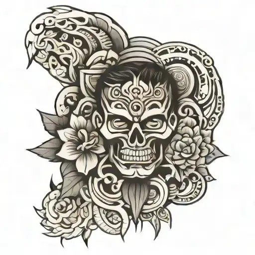 Filipino Silent Tattoo Design