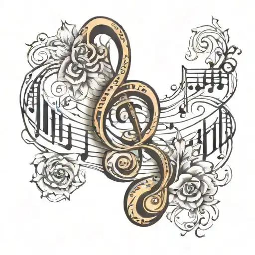 Ever Lasting Tattoo Music Note