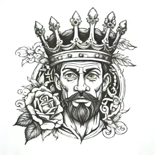 Aurelio With A Crown On Top