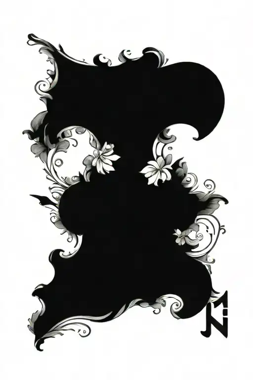 Floral K G Monogram Regal