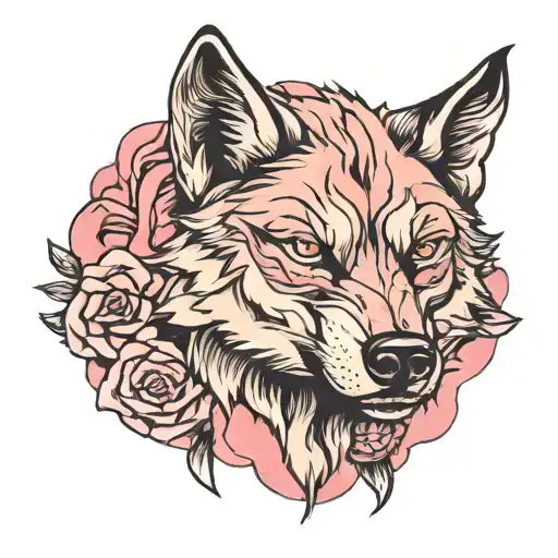 Wolf Head Pink