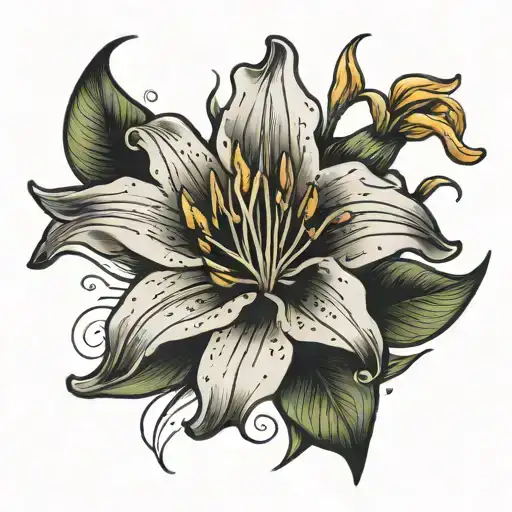 Lily Flower Blooming