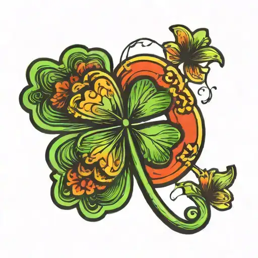 4 Leaf Clover With 1980 Date