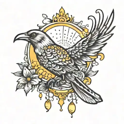 Sunshine Sparkle Pretty Lights City Sky Yellowbird