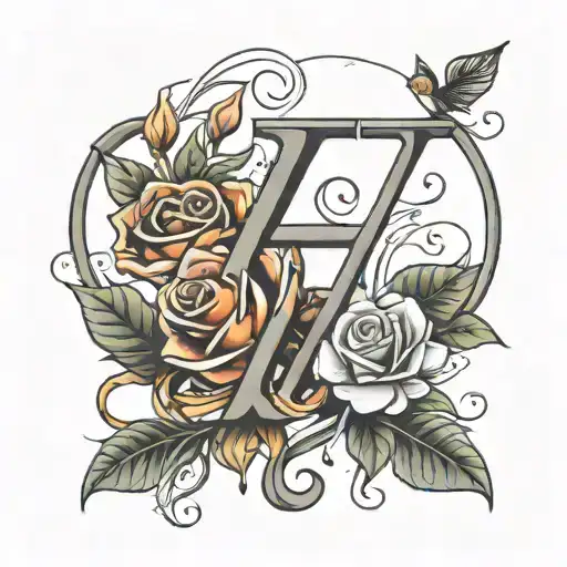 Initial L And A United Love