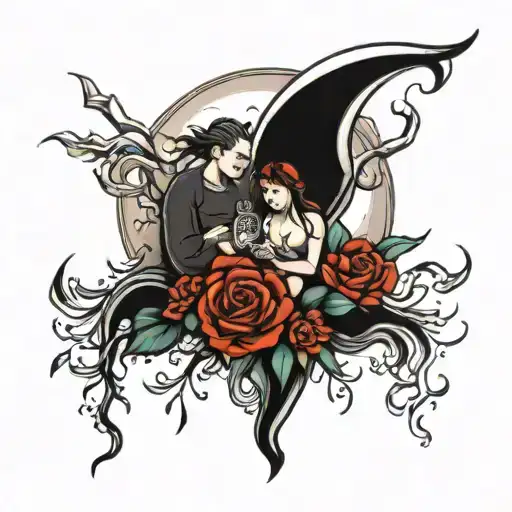 Moon And San And Start