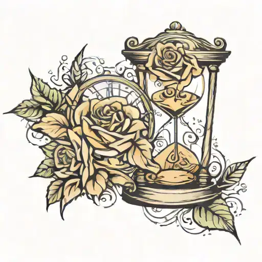 Roses Sand Clock