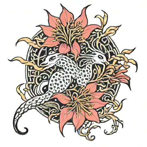 Red Spider Lily Capricorn Year Of The Rabbit