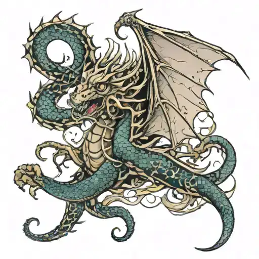 Dragon Kraken Emerging