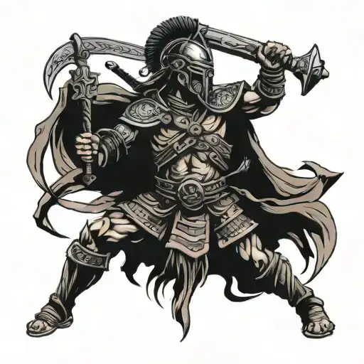 Tattoo Of A Warrior Who Broke His Oath