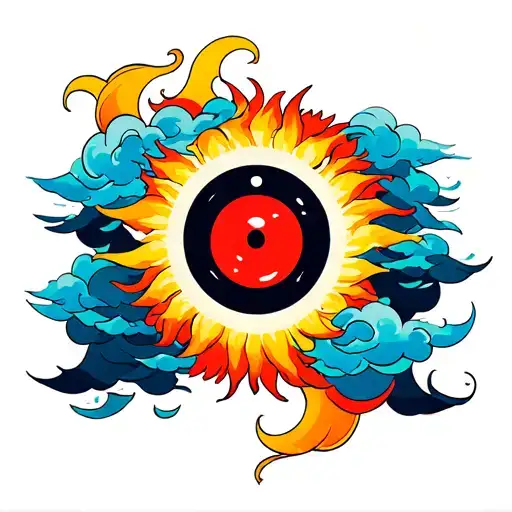 Sun And Clouds And Sharingan