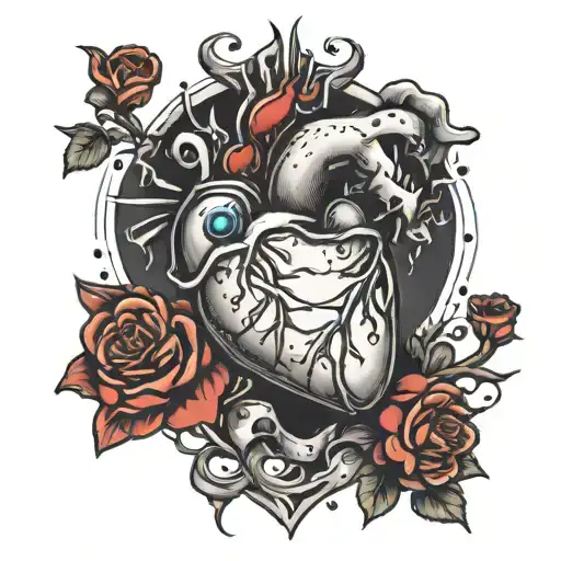 Broken Heart Trying To Claw His Way