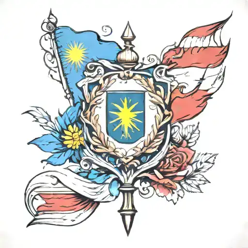 Date With The Argentinian Flag In It