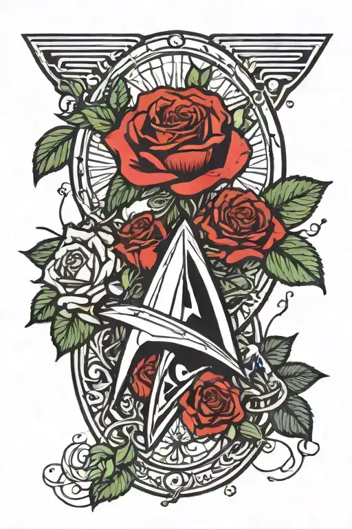 Star Trek And Roses Forearm