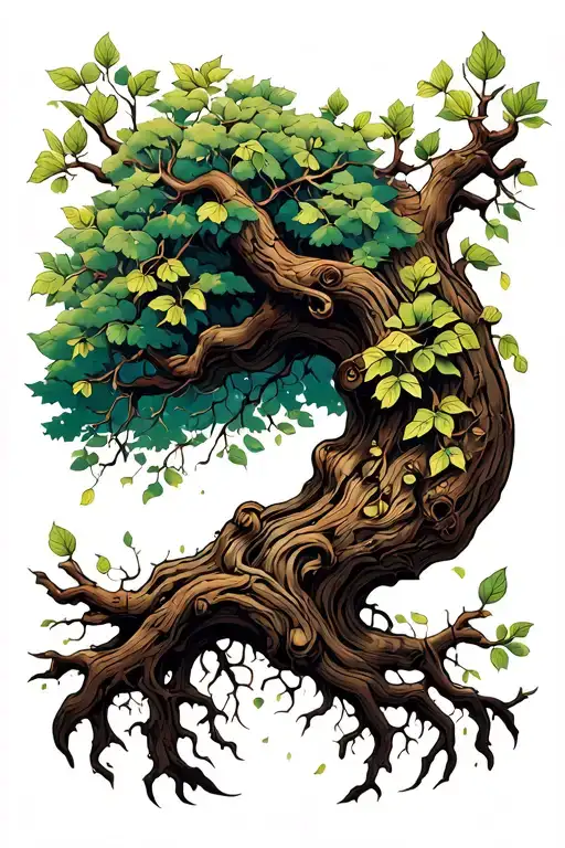 Tree Of Life Tattoo Branches Forming