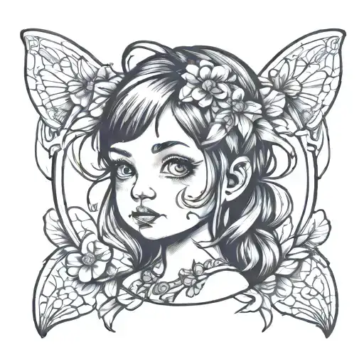 Cute Girl Face Little Girl