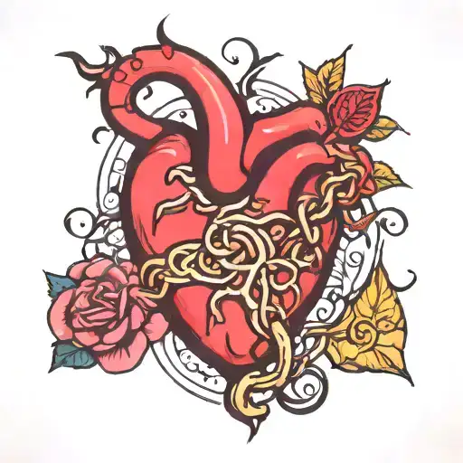 Goodluck Heartbeat Line Intertwined